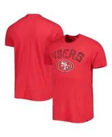 Men's '47 Brand Scarlet San Francisco 49ers All Arch Franklin T-shirt