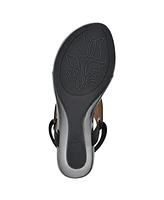 White Mountain Women's All Dres Wedge Sandals