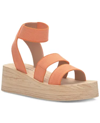 Lucky Brand Women's Samella Strappy Platform Wedge Sandals