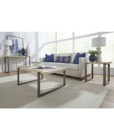 Ariela Travertine Occasional End Table