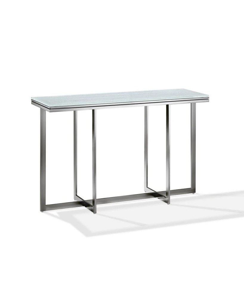 Eliza Glass Occasional Media Console Table