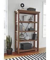 Autumn Flint Oak Home Office Open Shelving Unit