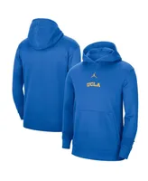 Men's Jordan Blue Ucla Bruins Team Basketball Spotlight Performance Pullover Hoodie