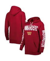 Women's G-iii 4Her by Carl Banks Burgundy Washington Commanders Extra Point Pullover Hoodie
