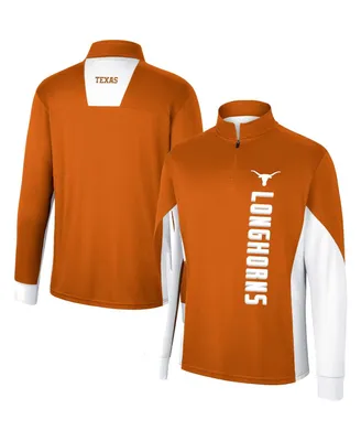 Men's Colosseum Texas Orange Longhorns Bart Quarter-Zip Windshirt