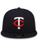 Men's New Era Navy Minnesota Twins 2023 Authentic Collection Home 59Fifty Fitted Hat