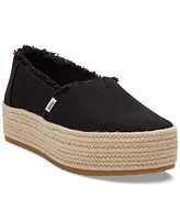 Toms Women's Valencia Canvas Platform Espadrilles