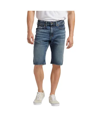 Silver Jeans Co. Men's Gordie Relaxed Fit 13" Denim Shorts