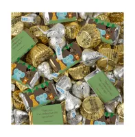 Just Candy 130 pcs Jungle Safari Baby Shower Candy Hershey's Chocolate Mix (1.65 lb) - Assorted Pre