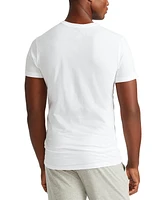 Polo Ralph Lauren Men's Slim Fit V-Neck Undershirt, 3-Pack