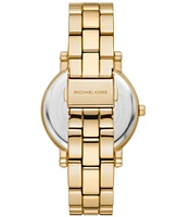 Michael Kors Women's Corey Three-Hand Gold-Tone Alloy Watch 38mm