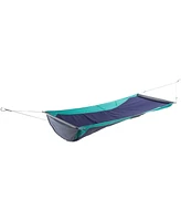 Eno SkyLoft Hammock - 1 Person Portable Hammock - For Camping, Hiking, Backpacking, Travel, Festival, or the Beach - Seafoam/Navy