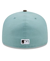 Men's New Era Light Blue, Brown Chicago White Sox 2005 World Series Beach Kiss 59FIFTY Fitted Hat