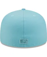 Men's New Era Light Blue Los Angeles Dodgers Color Pack 59FIFTY Fitted Hat