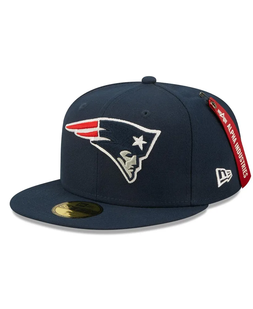 Men's New Era x Alpha Industries Navy England Patriots 59FIFTY Fitted Hat