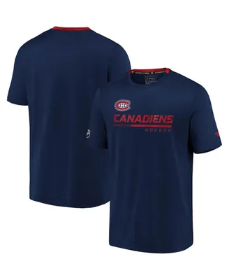 Men's Fanatics Navy Montreal Canadiens Authentic Pro Locker Room Performance T-shirt