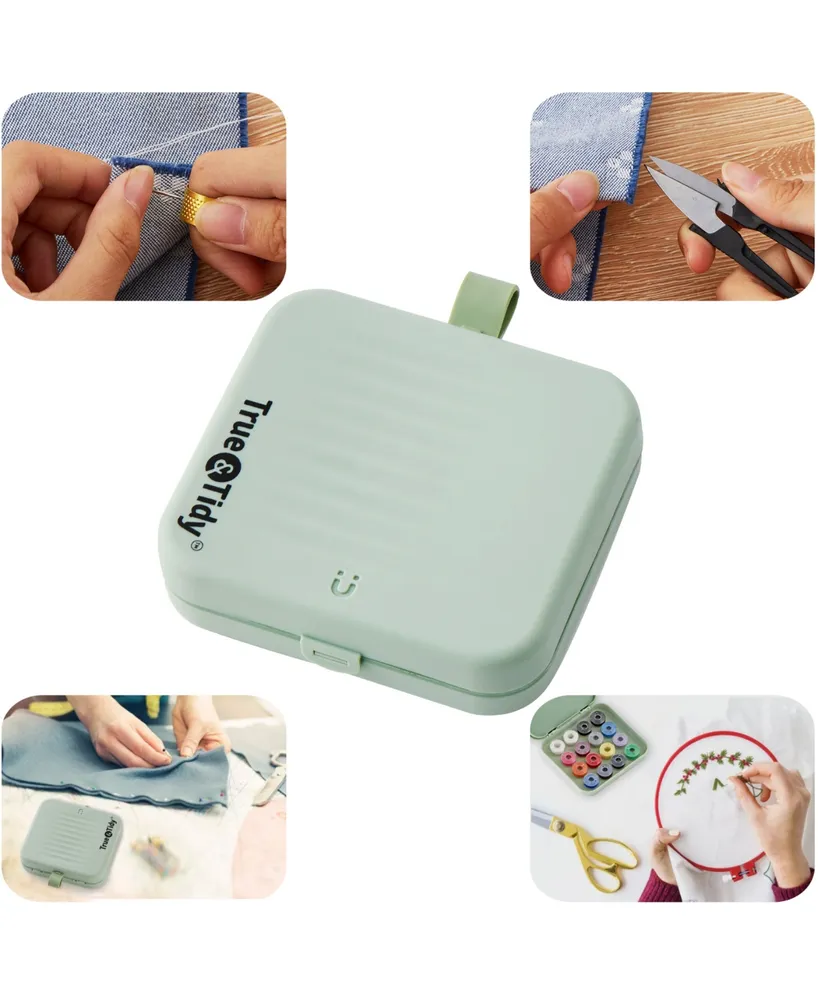 True & Tidy 22-Pc. Mini Sewing Kit with Magnetic Box
