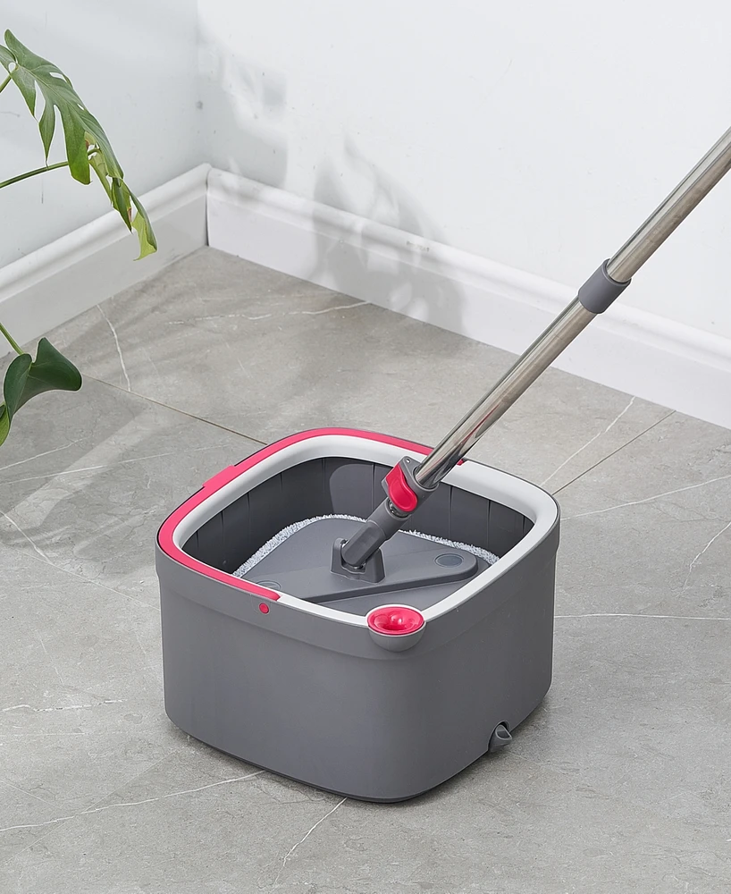 True & Tidy Mop, Silicone Sweeper & Bucket Cleaning System