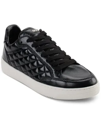 Dkny Women's Oriel Quilted Lace-Up Low-Top Sneakers