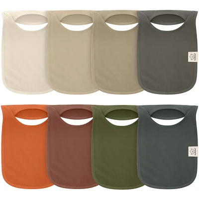 KeaBabies Baby Girls 8-Pack Bibs for Boys, Girls