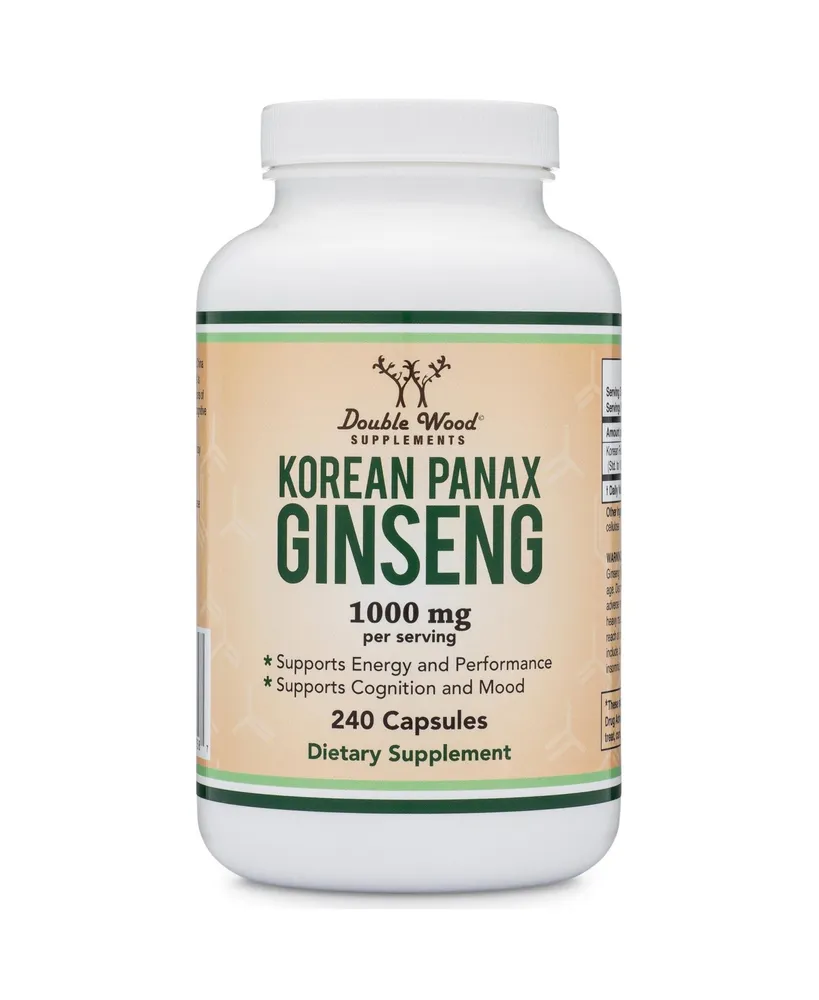 Double Wood Supplements Korean Panax Ginseng