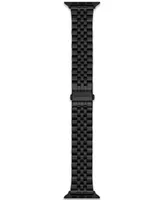 Michael Kors Unisex Black Stainless Steel Band for Apple Watch, 38mm, 40mm, 41mm and 42mm, 44mm, 45mm, 49mm