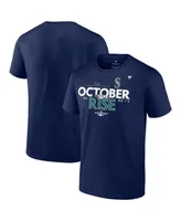 Men's Fanatics Navy Seattle Mariners 2022 Postseason Locker Room T-shirt