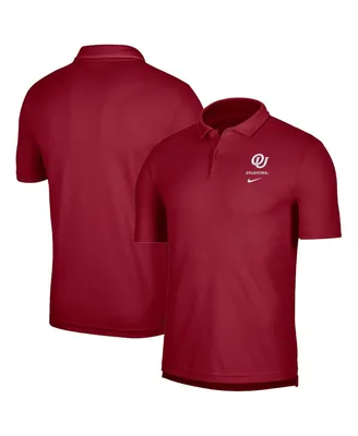 Men's Nike Crimson Oklahoma Sooners Uv Performance Polo Shirt