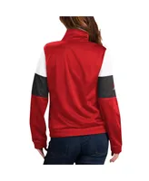 Women's G-iii 4Her by Carl Banks Red Portland Trail Blazers Change Up Full-Zip Track Jacket