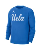Men's Jordan Blue Ucla Bruins Wordmark Pullover Sweatshirt