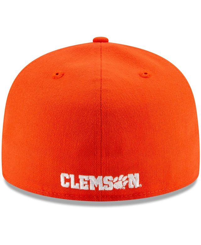 Men's New Era Orange Clemson Tigers Primary Team Logo Basic 59FIFTY Fitted Hat