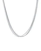 And Now This Triple Layer Necklace in 18K Gold Plated or Silver Plated