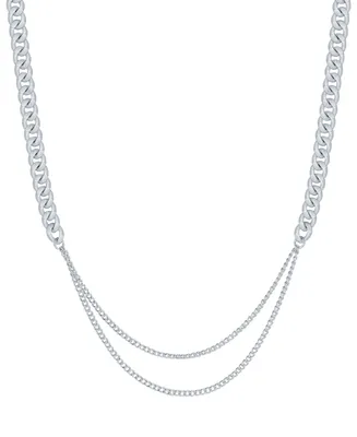 And Now This Fine Silver-Plated Curb Chain Necklace