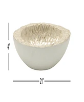 Rosemary Lane Mother of Pearl Tray, 21" x 8" x 4"