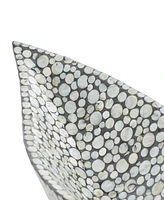 Rosemary Lane Mother of Pearl Tray, 22" x 6" 10"