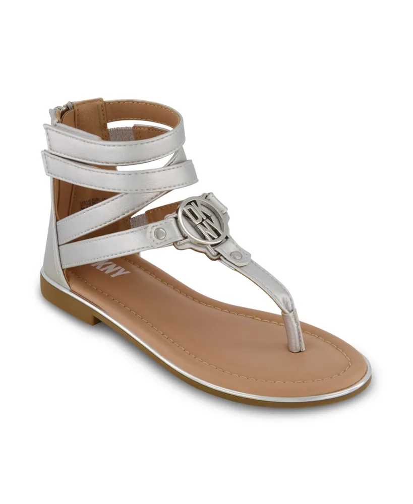 Dkny Big Girls Gladiator Thong Sandals