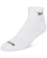 Reebok Men's 6-Pk. 1/2 Terry Performance Quarter Socks