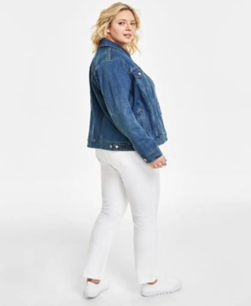 Levis Trendy Plus Size Batwing Perfect Graphic Logo T Shirt Button Down Original Denim Trucker Jacket Classic Straight Leg Jeans