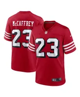 Men's Nike Christian McCaffrey Scarlet San Francisco 49ers Alternate Game Player Jersey