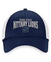 Men's Top of the World Navy, White Penn State Nittany Lions Breakout Trucker Snapback Hat
