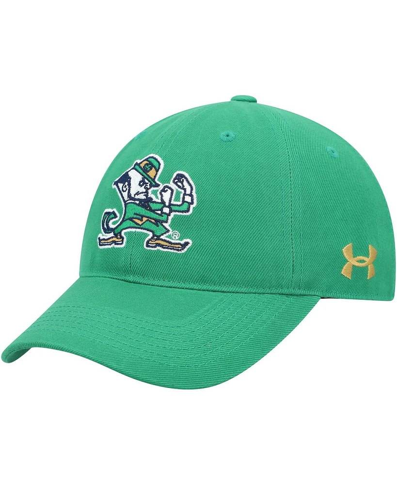 Men's Under Armour Green Notre Dame Fighting Irish Classic Adjustable Hat