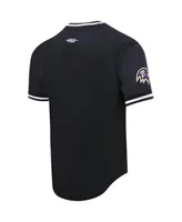 Men's Pro Standard Lamar Jackson Black Baltimore Ravens Mesh Player Name and Number Top