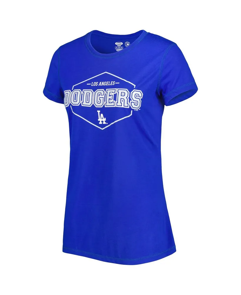 Women's Concepts Sport Royal Los Angeles Dodgers Badge T-shirt and Pajama Pants Sleep Set