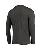 Men's Concepts Sport Red, Heathered Charcoal Fresno State Bulldogs Meter Long Sleeve T-shirt and Pants Sleep Set
