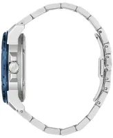 Bulova Men's Automatic Marine Star Stainless Steel Bracelet Watch 45mm - Silver
