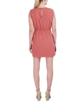 Laundry by Shelli Segal Tie-Front A-Line Mini Dress