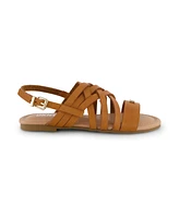 Dkny Little Girls Multi Strappy Flat Open Toe Sandals