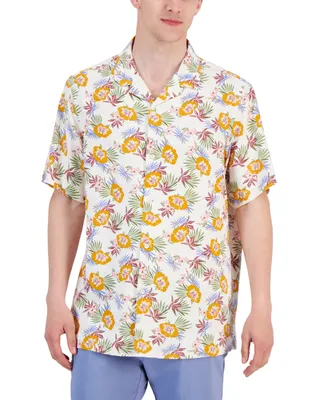 Club Room Men's Elevated Sonic Floral Shirt, Created for Macy's