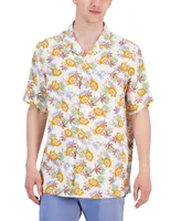 Club Room Men's Elevated Sonic Floral Shirt, Created for Macy's