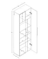 Prepac 24" Hang-ups Large Storage Cabinet